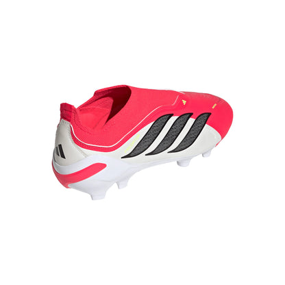 adidas Predator League Laceless FG Firm Ground Youth Soccer Cleats Red Black White