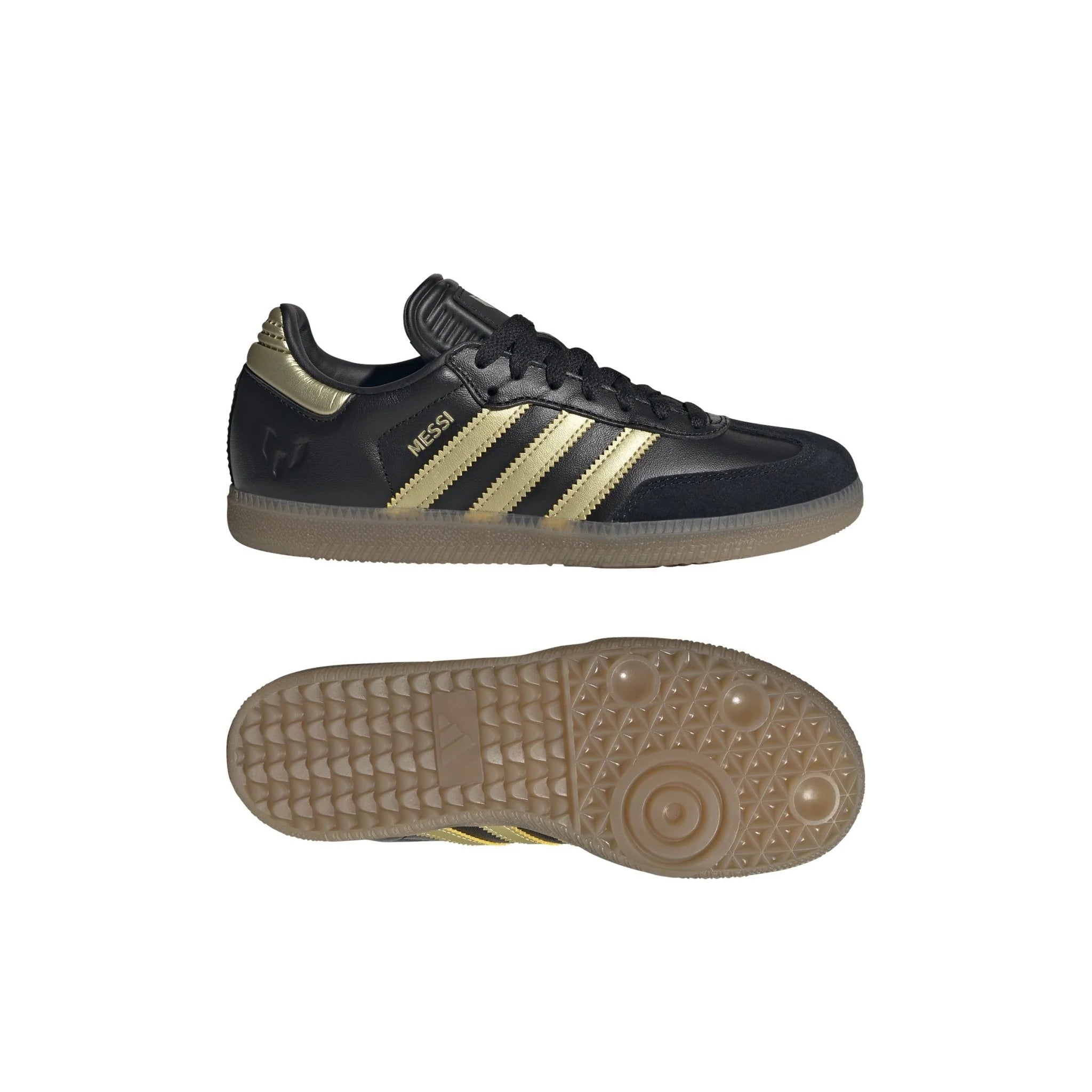 adidas Samba Messi Indoor Soccer Shoes Black Gold