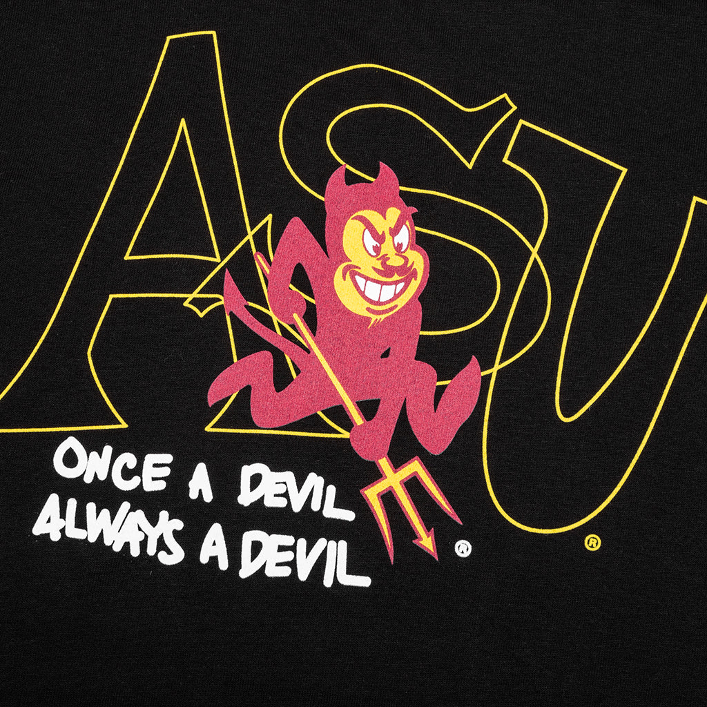 Feature x ASU Fork Em Devils Tee Black