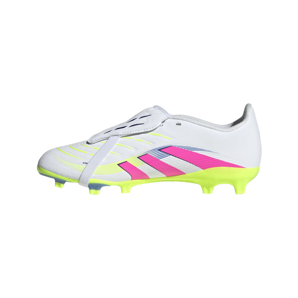 adidas Predator League Fold Over Tongue Firm Ground Boots Junior White