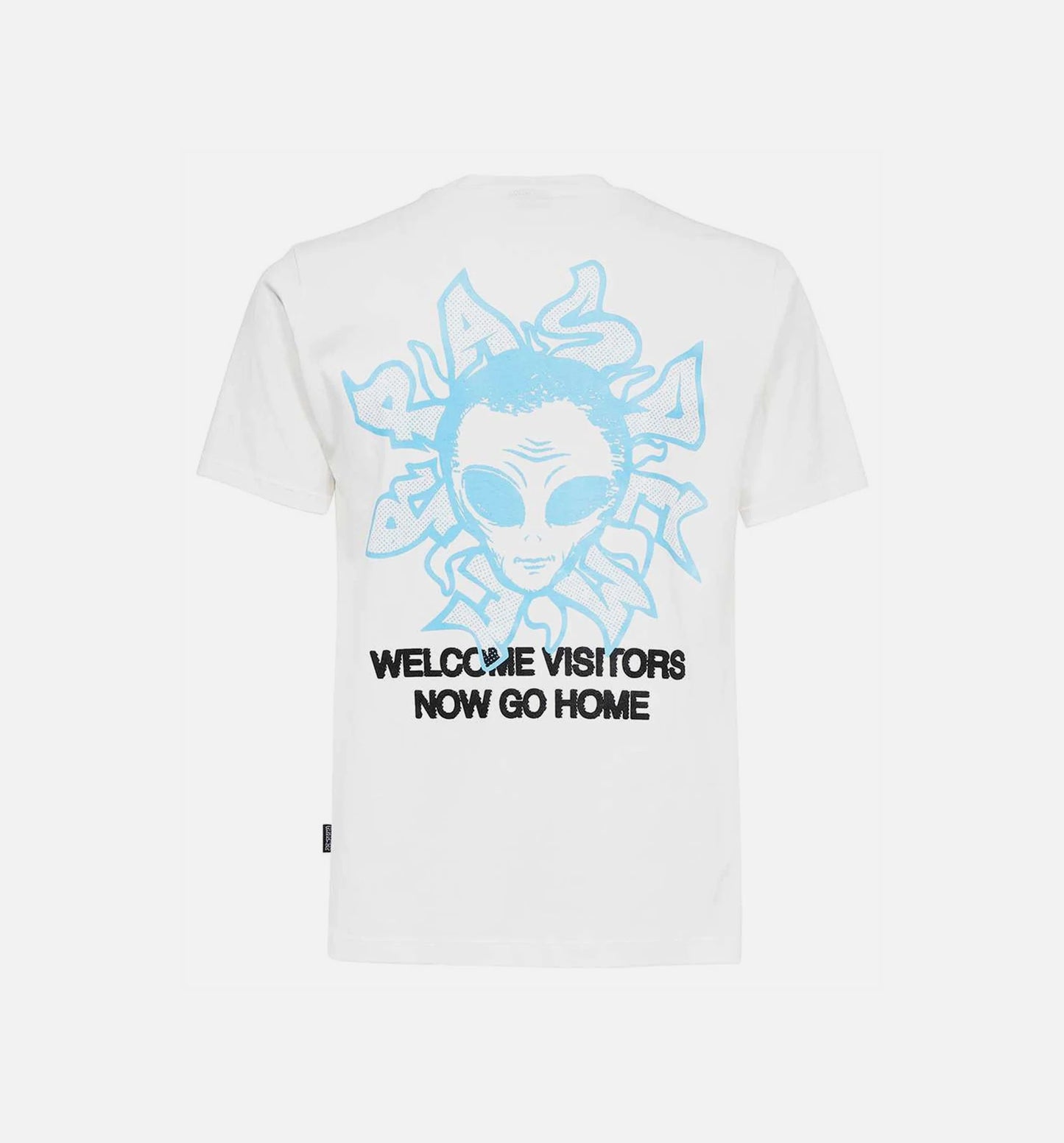 Hard Times Visitors Mens Short Sleeve Shirt White