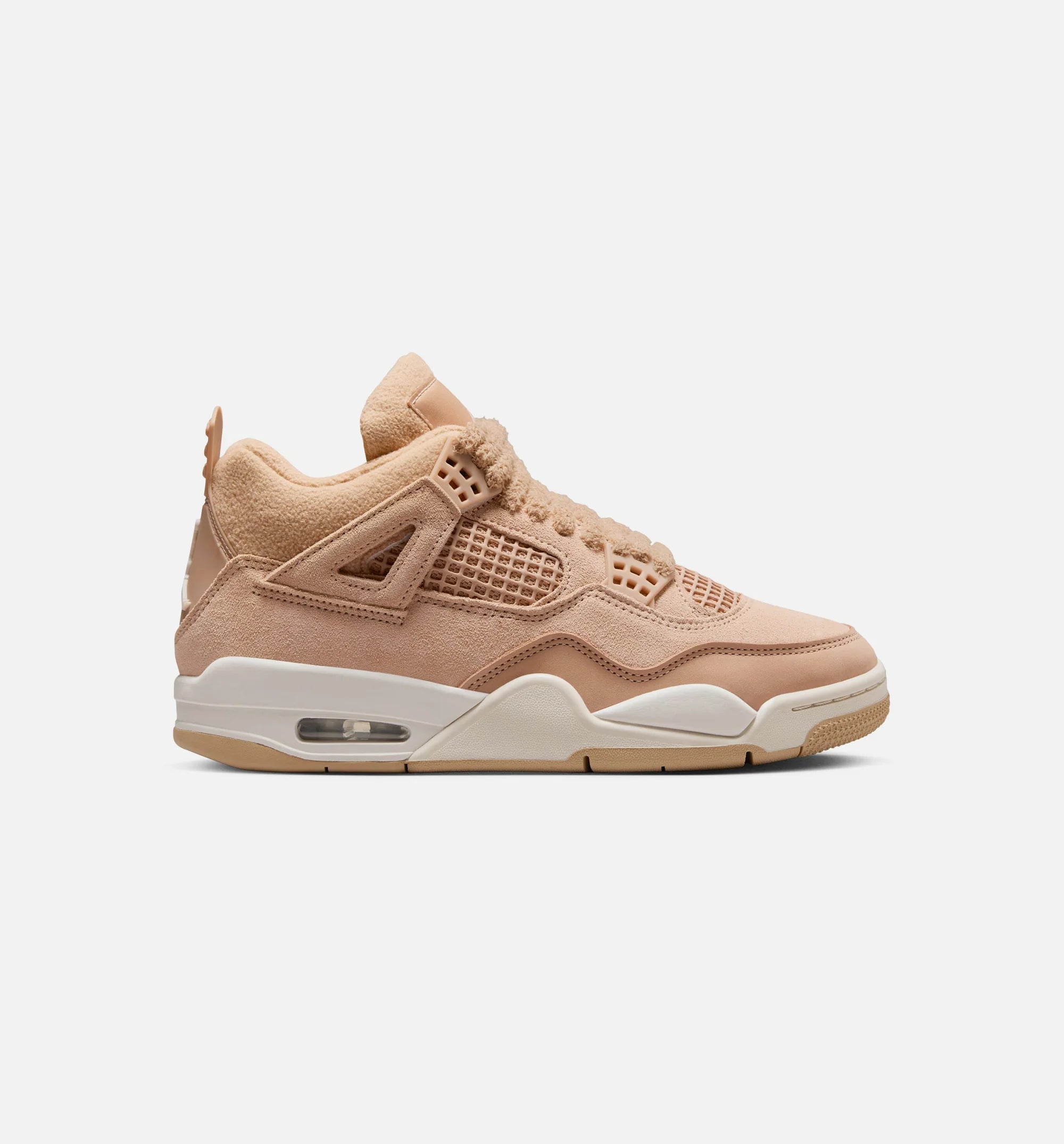 Air Jordan 4 Retro Cozy Girl Womens Lifestyle Shoe Hemp Light Orewood Brown