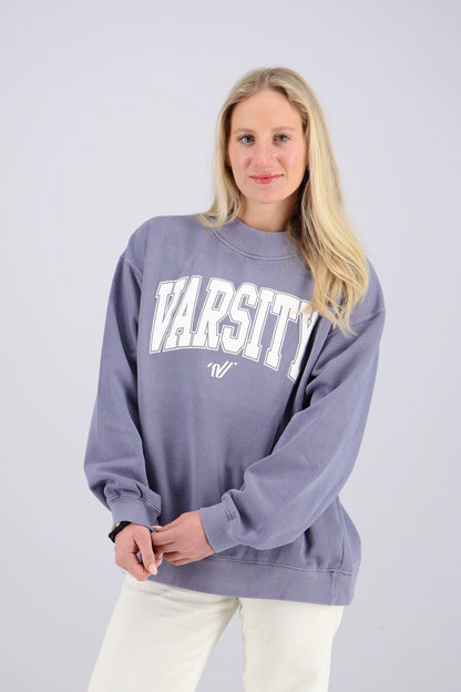Varsity Mock Neck Sweatshirt