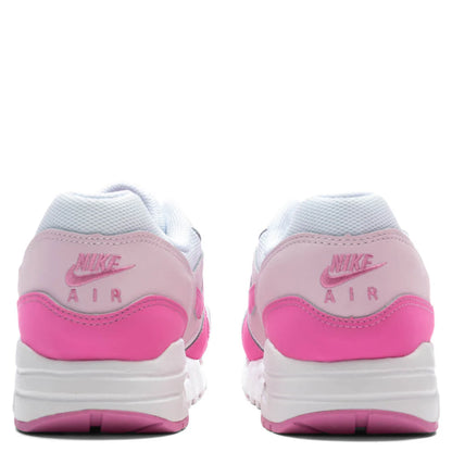 Air Max 1 GS White Playful Pink Pink Foam