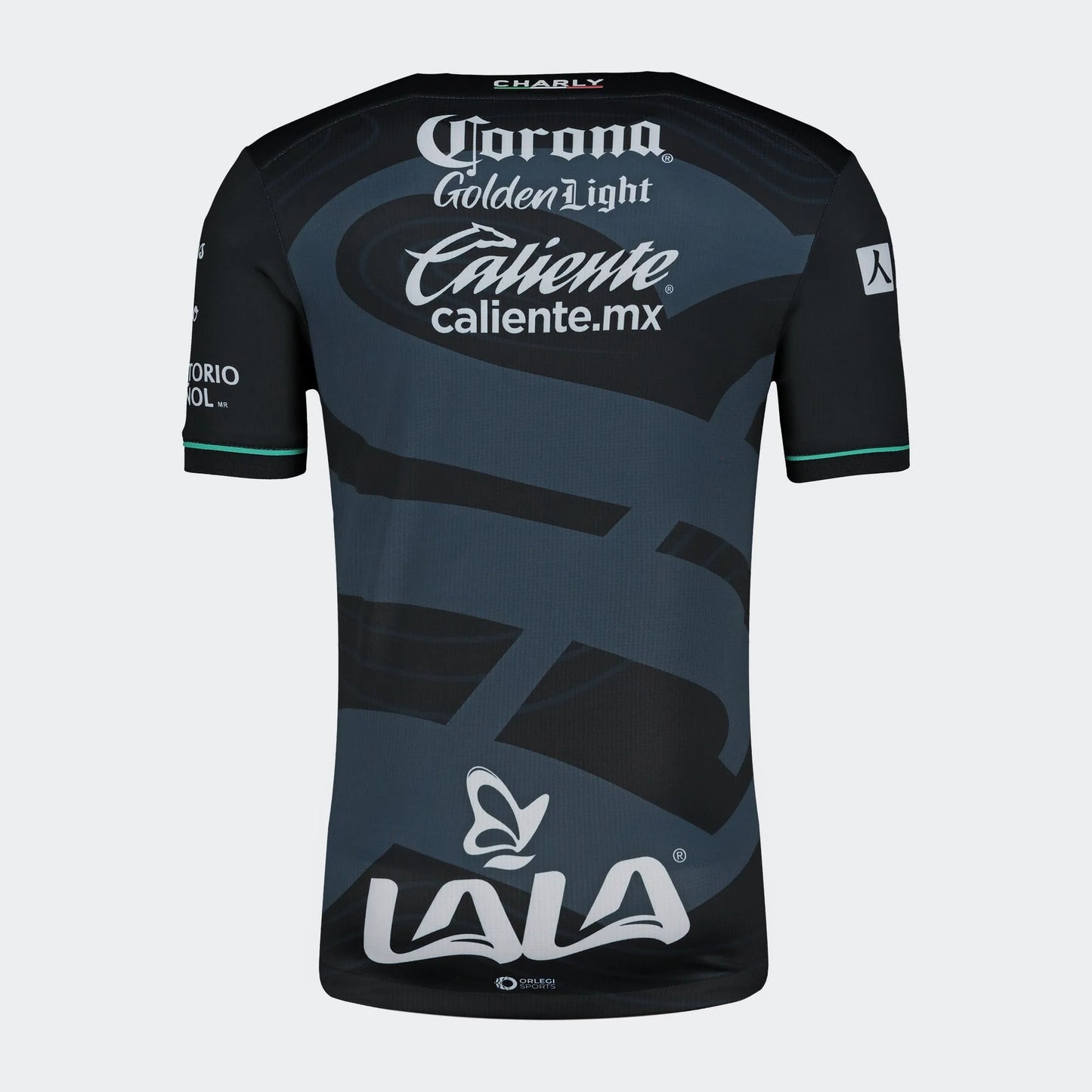 Charly Mens Santos Third Jersey Authentic 24 Black Green