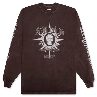 NH L S Tee 15 Brown
