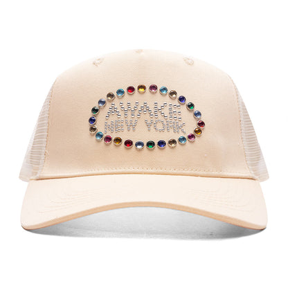 Gem Trucker Hat Ivory