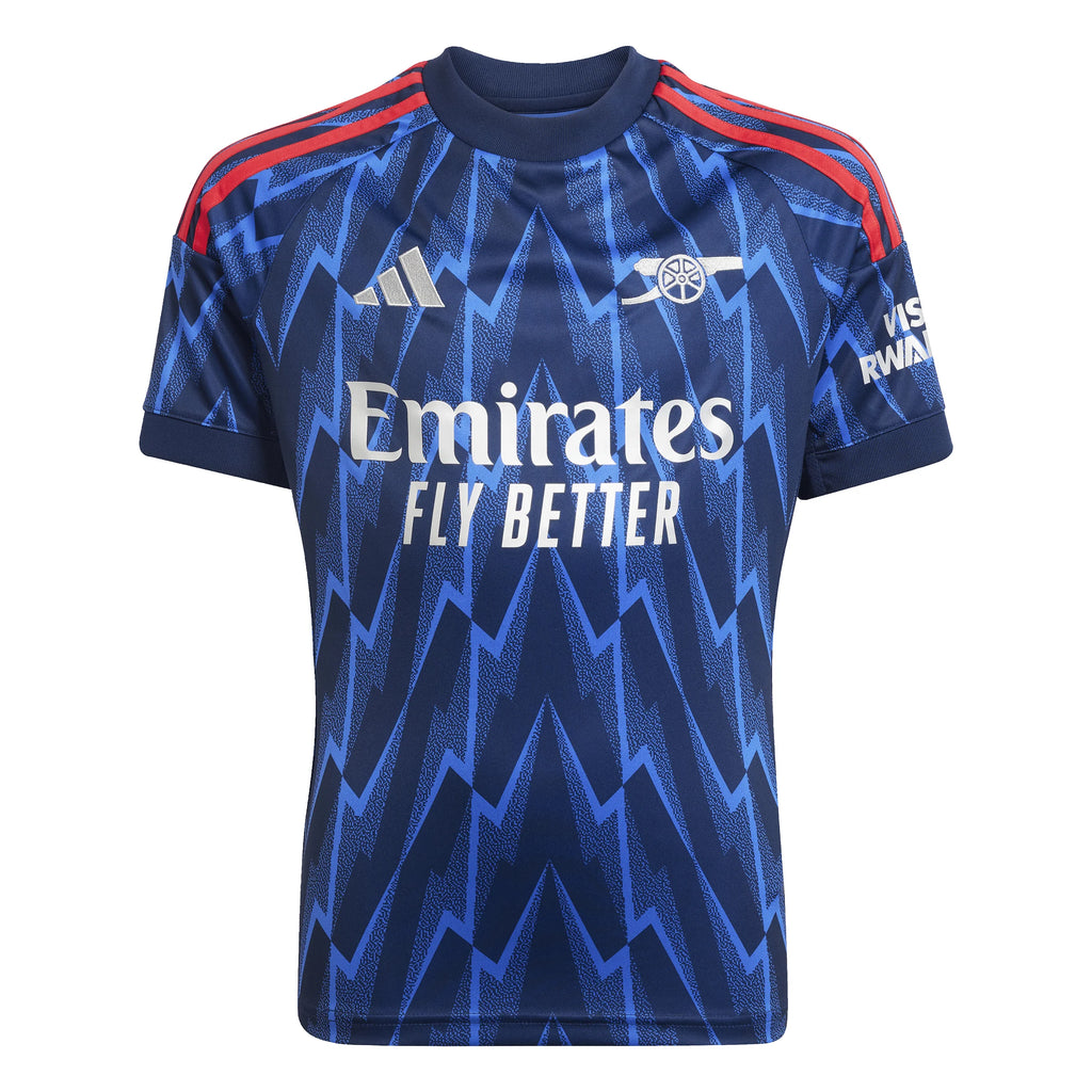 adidas Youth Arsenal Away Soccer Jersey 25 26 Blue