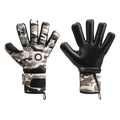 Elite Sport Combat N Goalkeeper Soccer Gloves Black White Grey