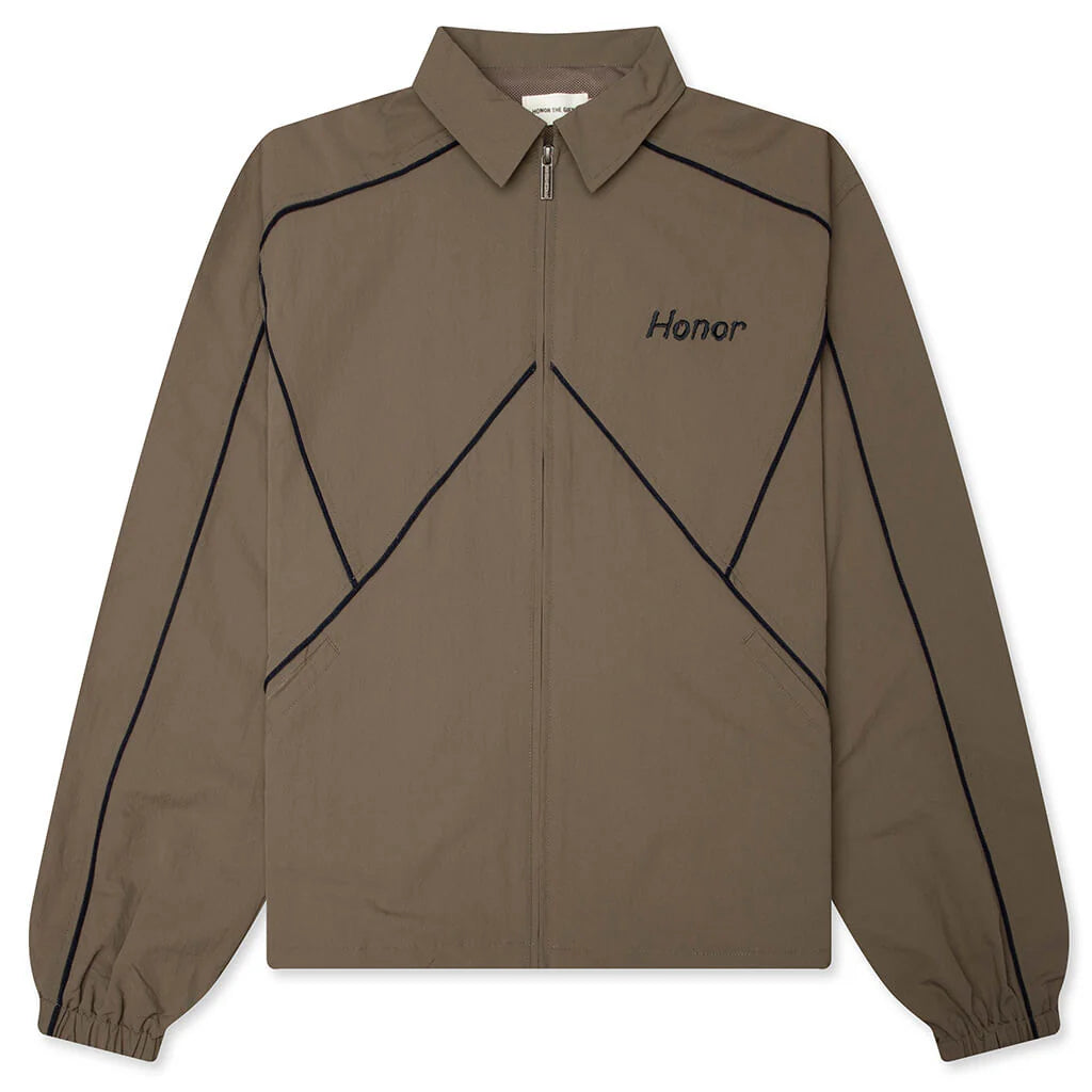 Growth Track Jacket Pebble