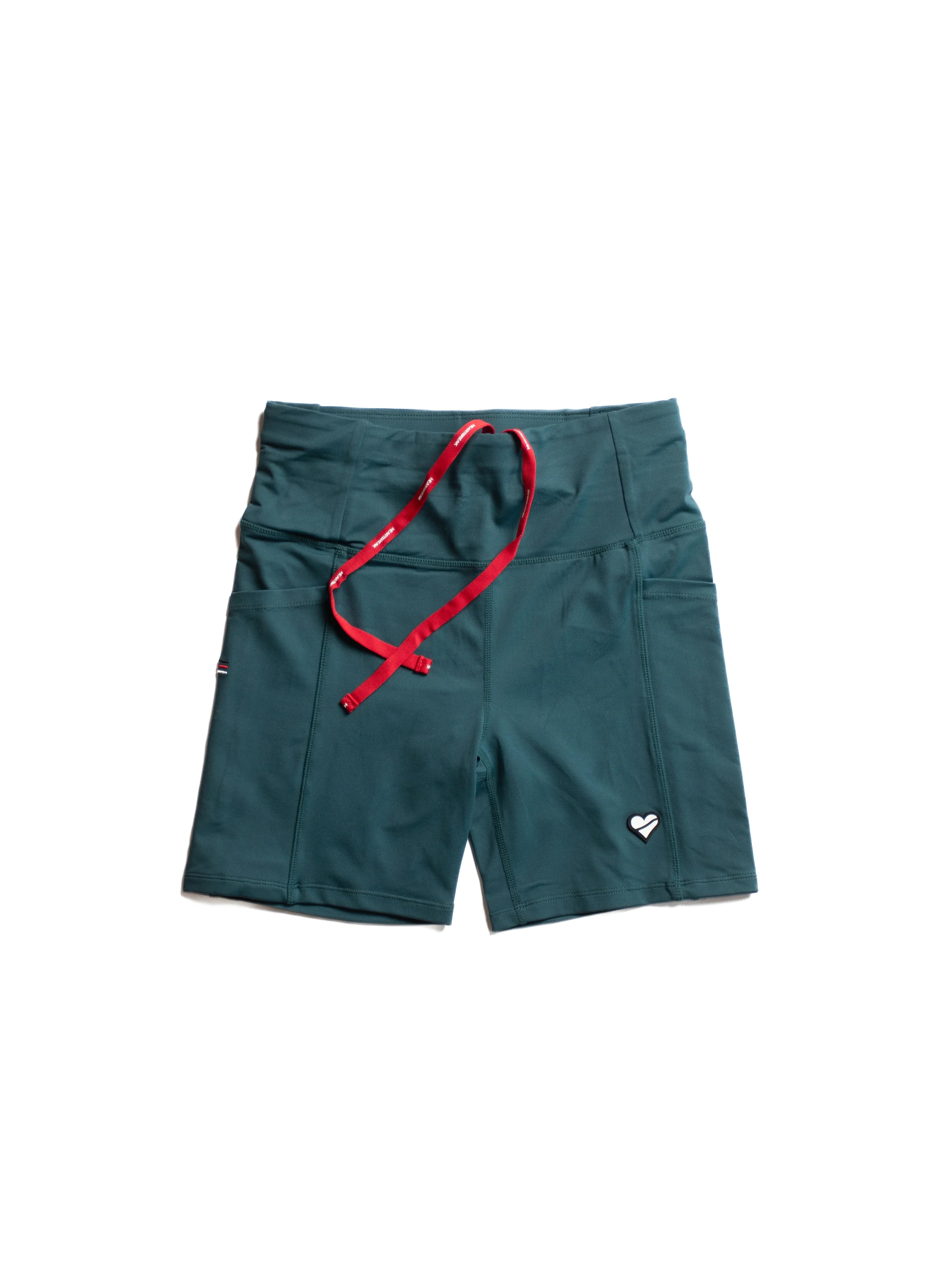 Heartbreak Womens Triple Pocket 5 Running Shorts