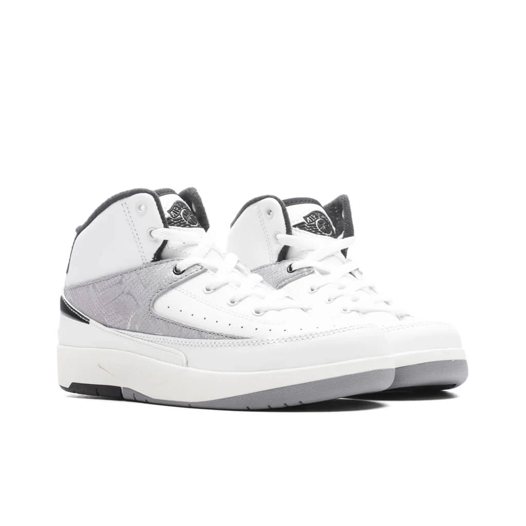 Air Jordan 2 Retro PS Python White Fire Red Cement Grey
