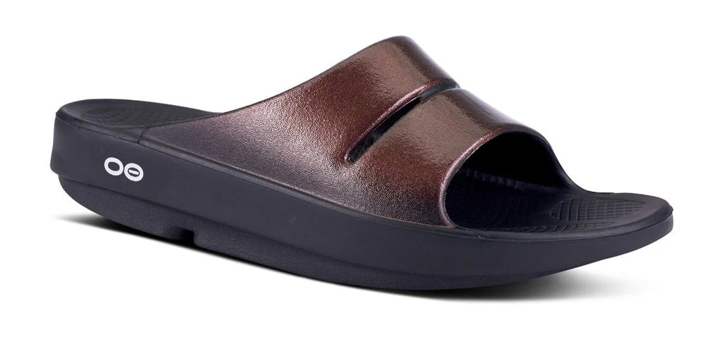Oofos Womens OOahh Luxe Slide