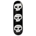 Pleasures x Zero Skulls Skate Deck Black