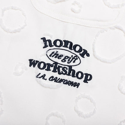 Polka Dot Camp Shirt White
