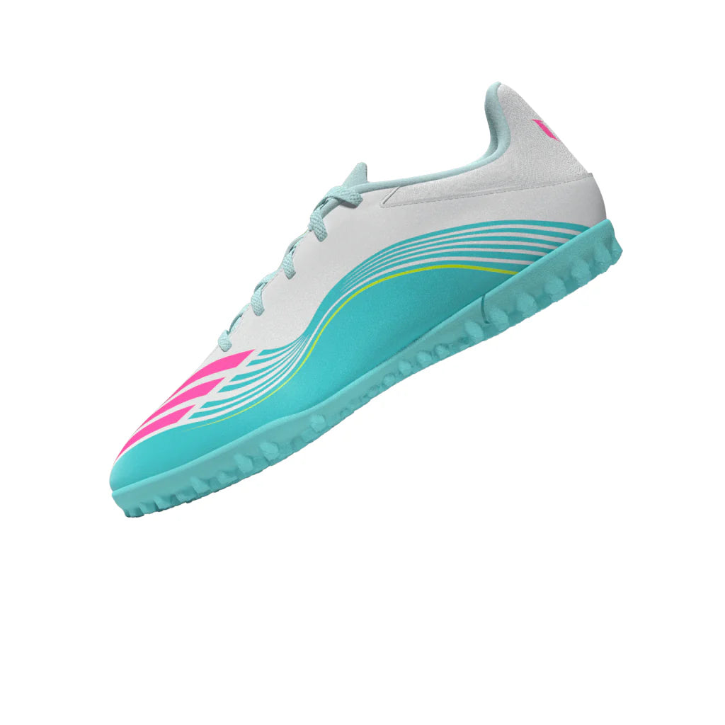adidas F50 Messi Club TF Turf Mens Soccer Cleats White Pink Aqua