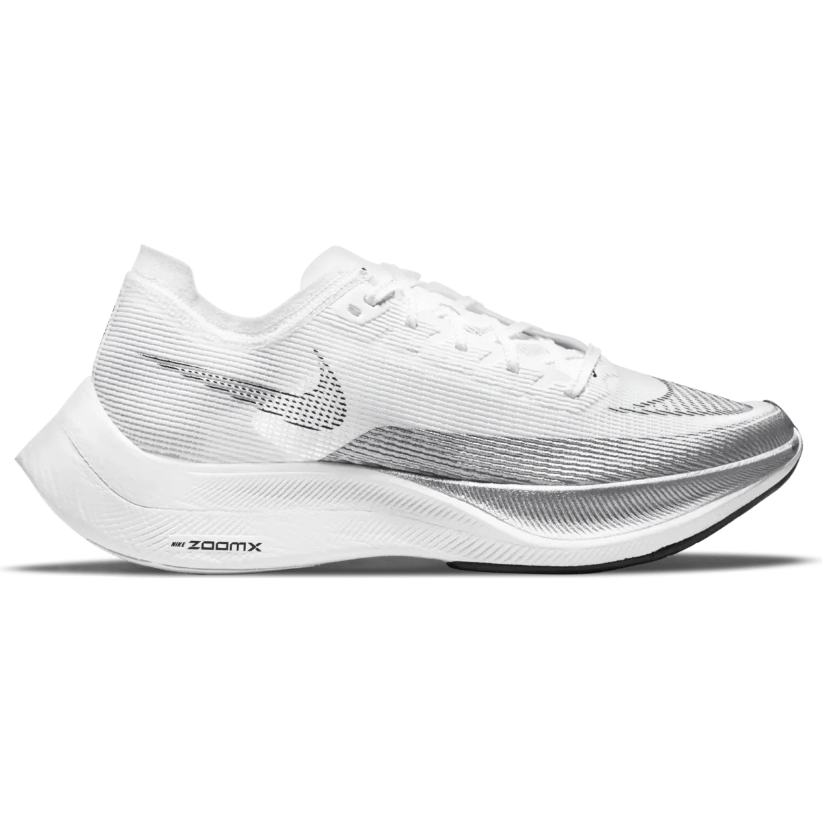 Nike ZoomX Vaporfly Next 2 Running Shoes White Black Metallic Silver