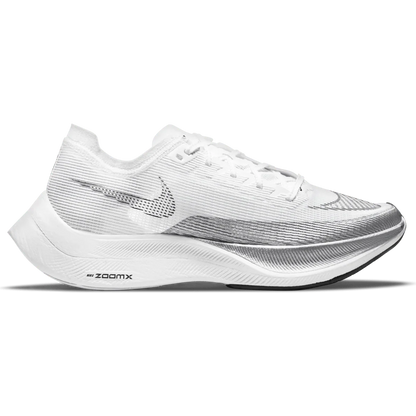 Nike ZoomX Vaporfly Next 2 Running Shoes White Black Metallic Silver
