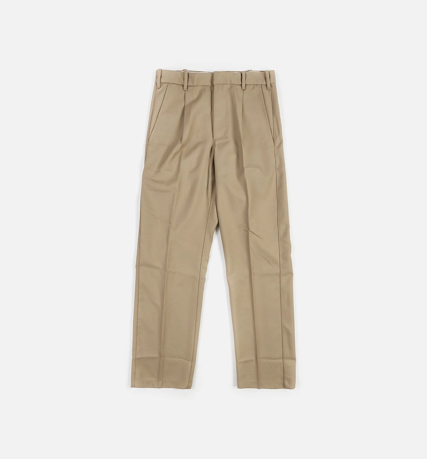 Pleated Front Mens Pants Sand