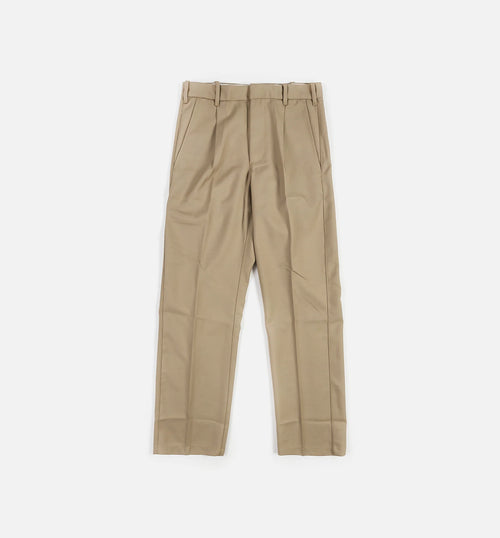 Pleated Front Mens Pants Sand