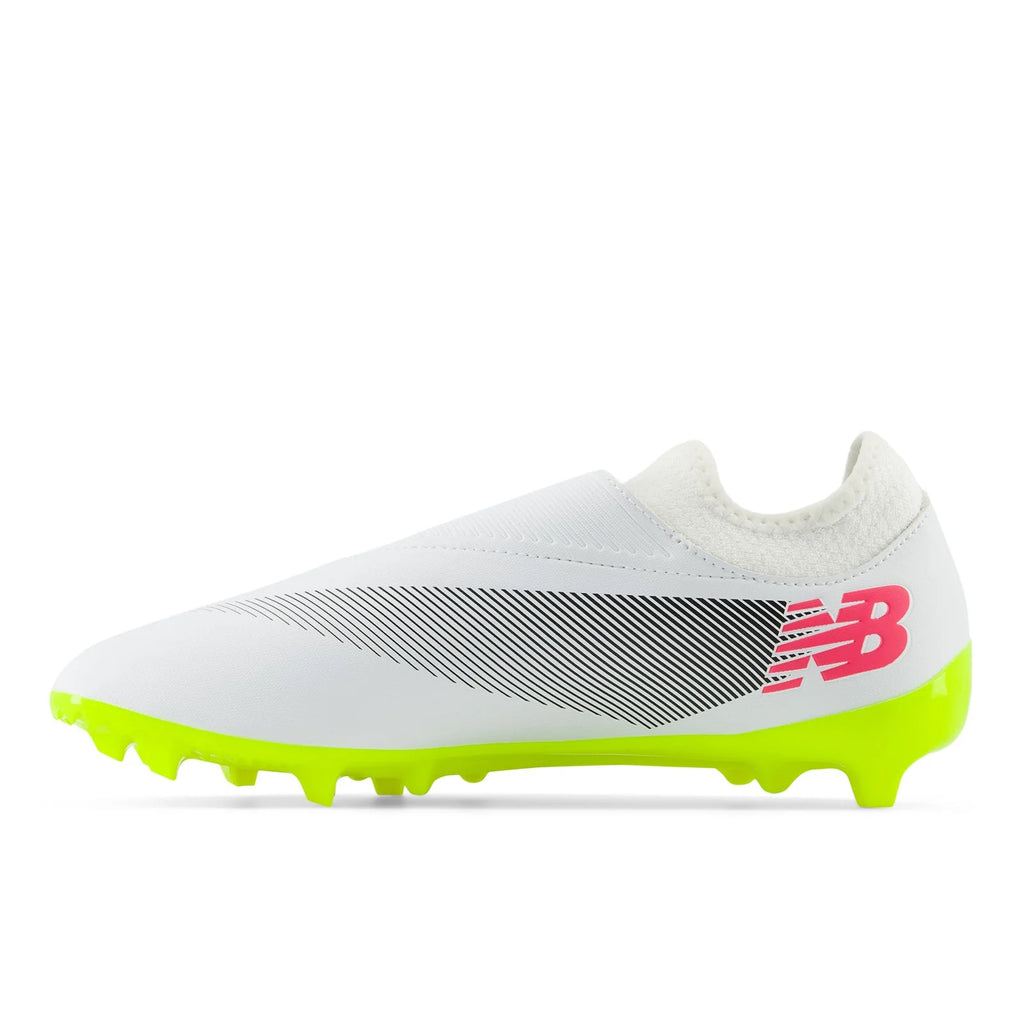 New Balance Furon Dispatch FG V7 Firm Ground Soccer Cleats White Neon Pink Black