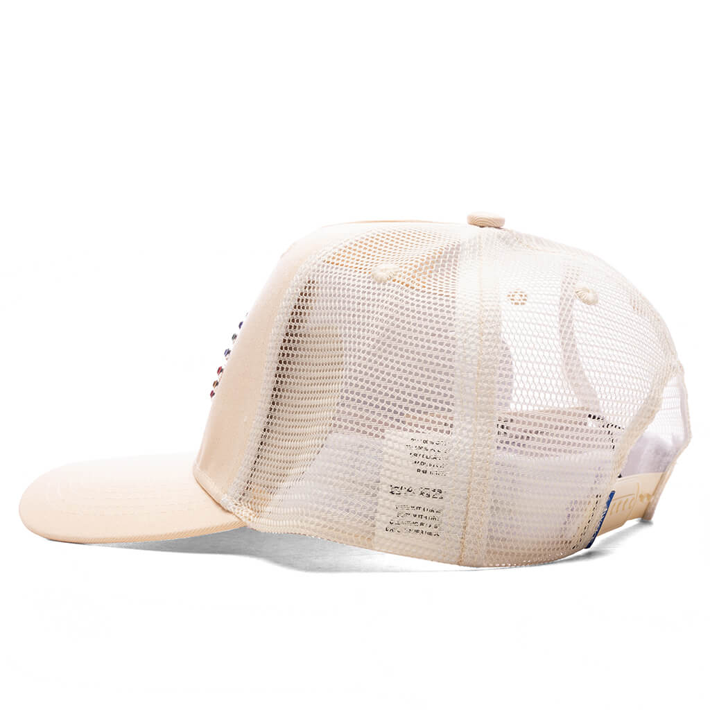 Gem Trucker Hat Ivory