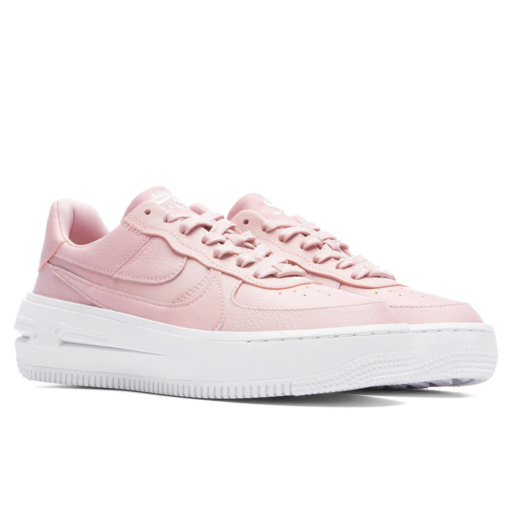 Womens Air Force 1 PLTAFORM Pink Oxford Light Soft Pink White