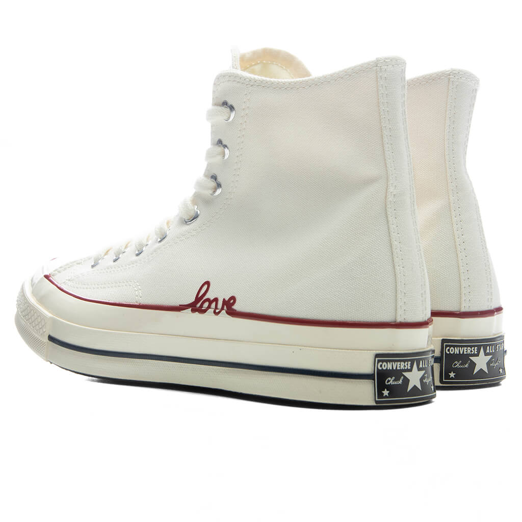 Chuck 70 Hi Valentines Day Vintage White Egret