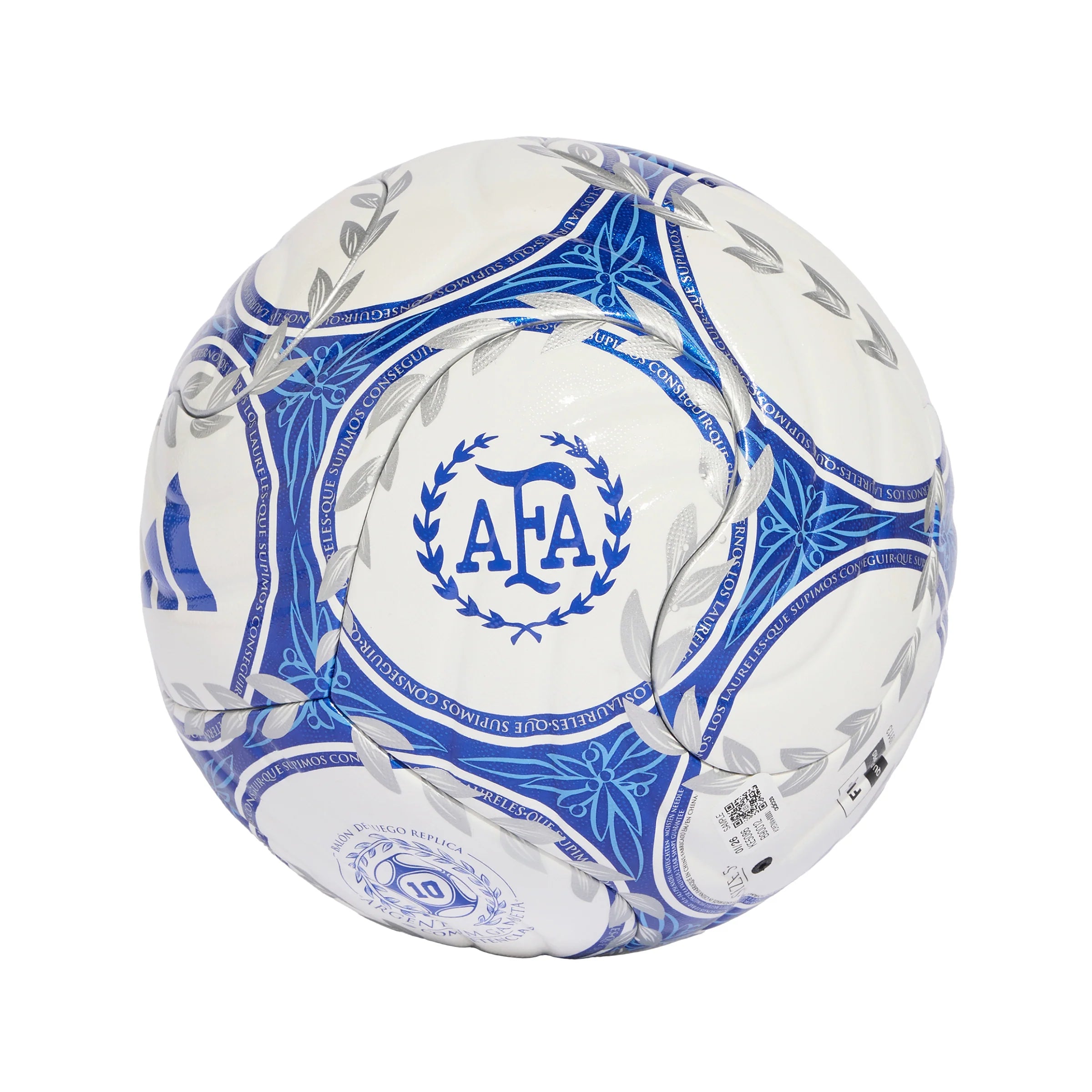adidas Argentina AFA Argentum Gambeta Competition Soccer Ball White Blue Black