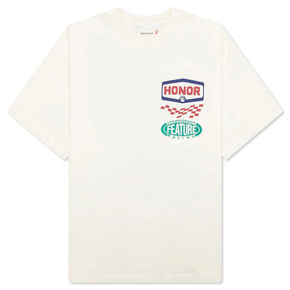 Feature x Honor The Gift Precision Graphic Tee White