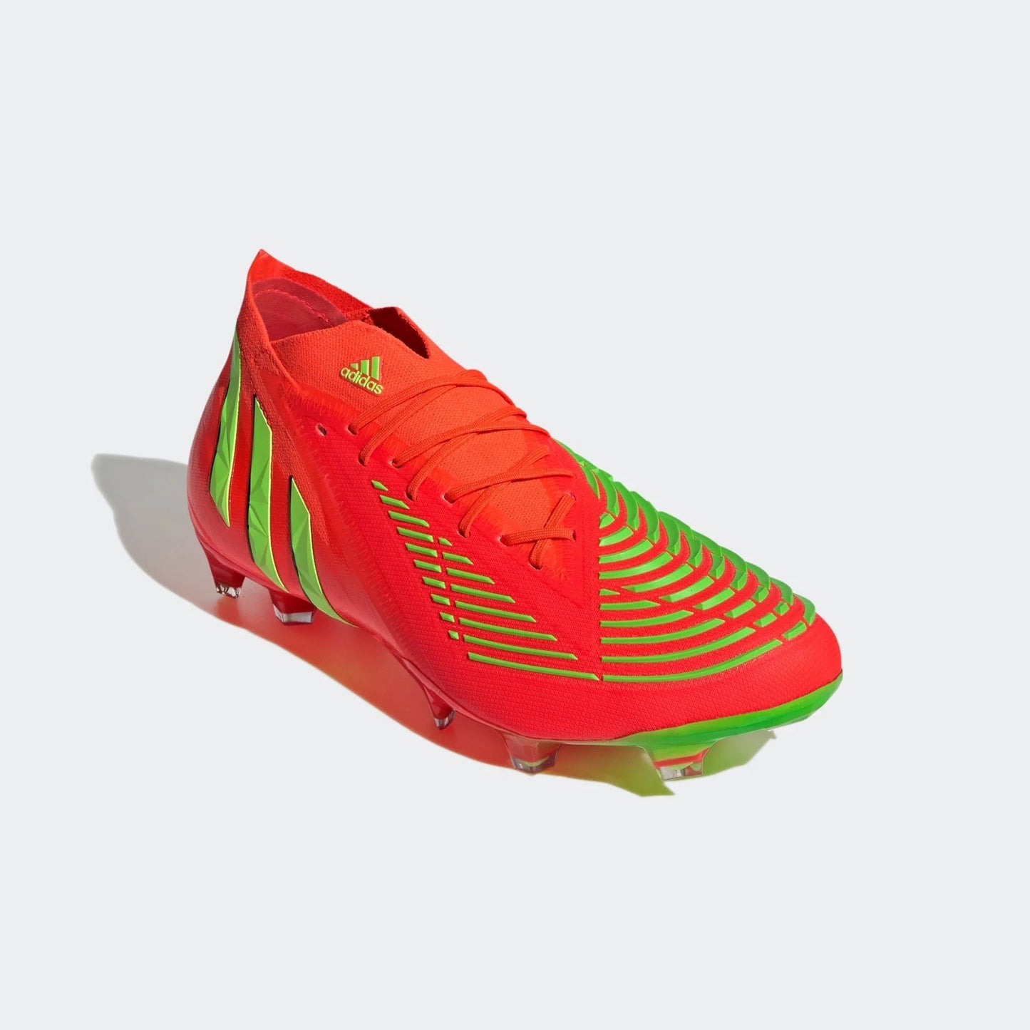 adidas Predator Edge1 FG Firm Ground Boots Solar Red Solar Green Black