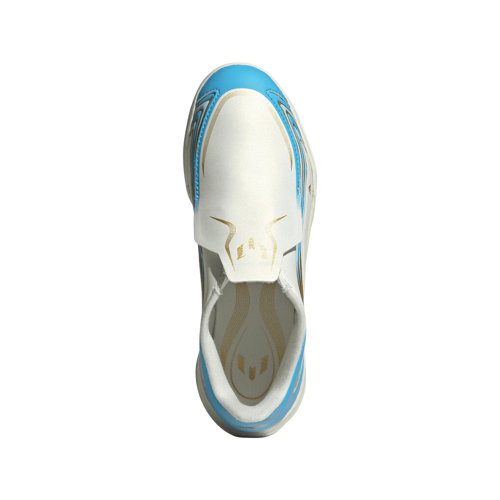 adidas F50 Messi League Laceless IN Indoor Youth Soccer Shoes Blue
