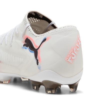 PUMA Future 8 Ultimate Low Firm Ground Soccer Cleats White Black