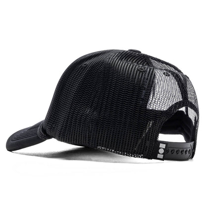 Miracle Way Foam Trucker Hat Dusty Blue Black