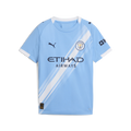 PUMA Youth Manchester City Home Jersey 25 Light Blue White