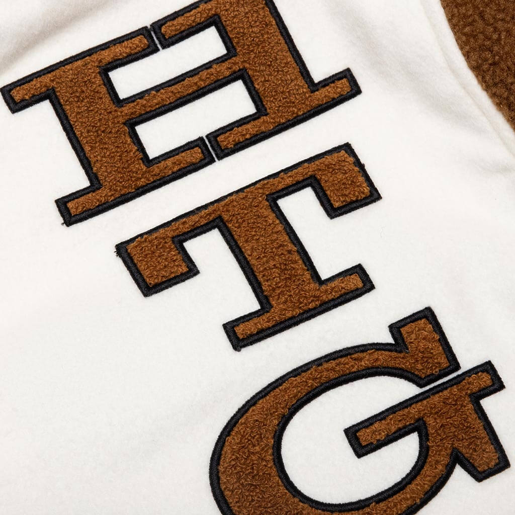 Holiday Honor the Gift Letterman Jacket Bone