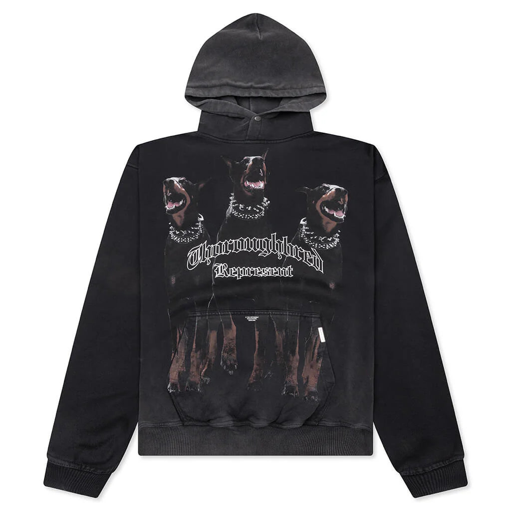 Thoroughbred Hoodie Vintage Black