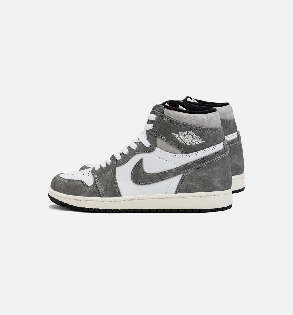 Air Jordan 1 Retro High OG Washed Heritage Mens Lifestyle Shoe Grey White
