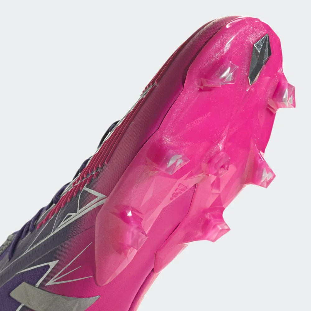 adidas Predator Edge1 FG Firm Ground Boots College Purple Silver Metallic Shock Pink