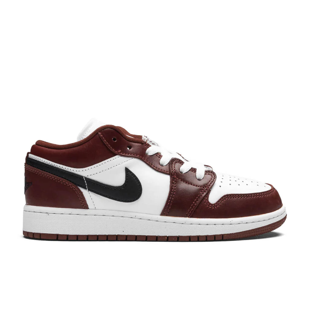 Air Jordan 1 Low SE GS White Black Dark Pony