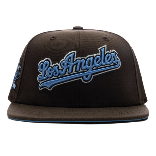 FEATURE x New Era 59FIFTY Fitted LA Dodgers Cooperstown Walnut Blue