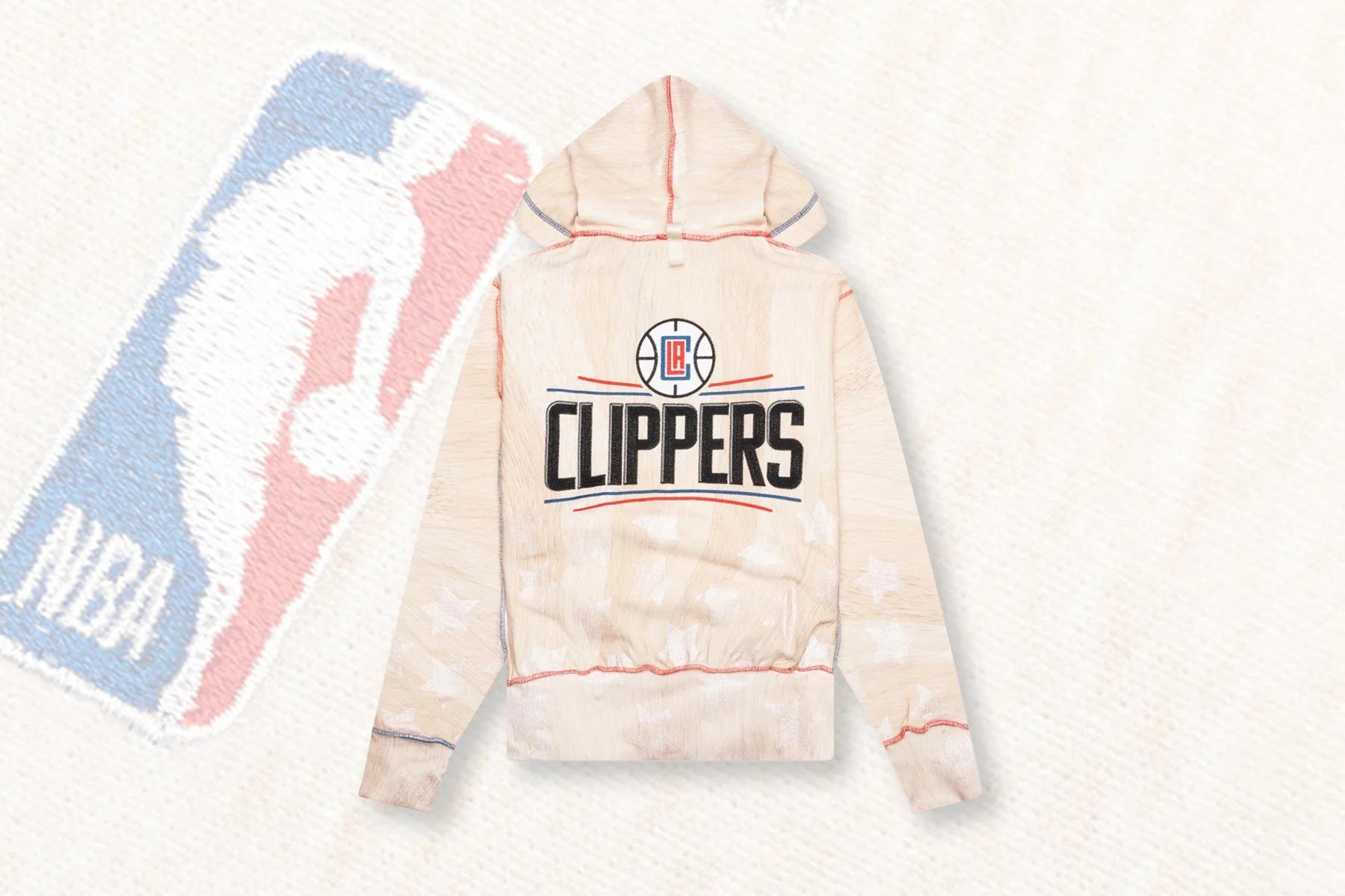 Advisory Board Crystals x LA Clippers Hoodie Wood Grain