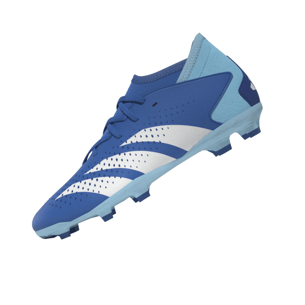 adidas Kids Predator Accuracy3 FG Firm Ground Soccer Cleats Royal White