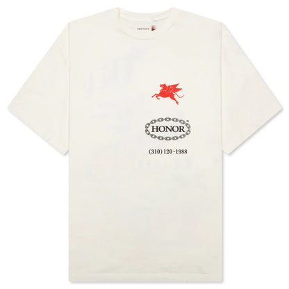 Hellhound 20 S S Tee White