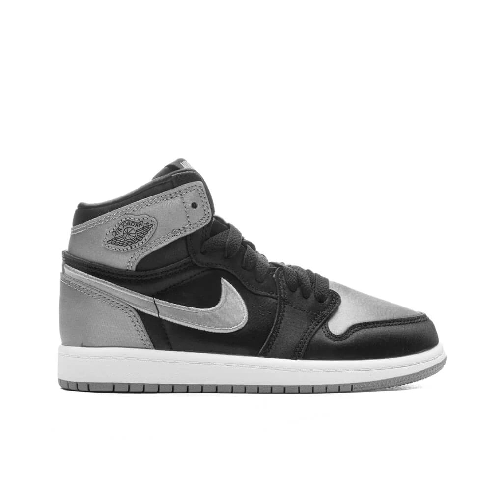Air Jordan 1 Retro High OG Satin Shadow PS Black Medium Grey White