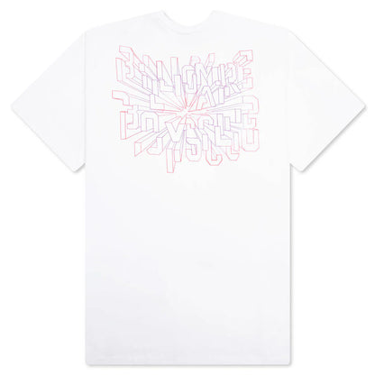 BB Block Burst S S Tee White