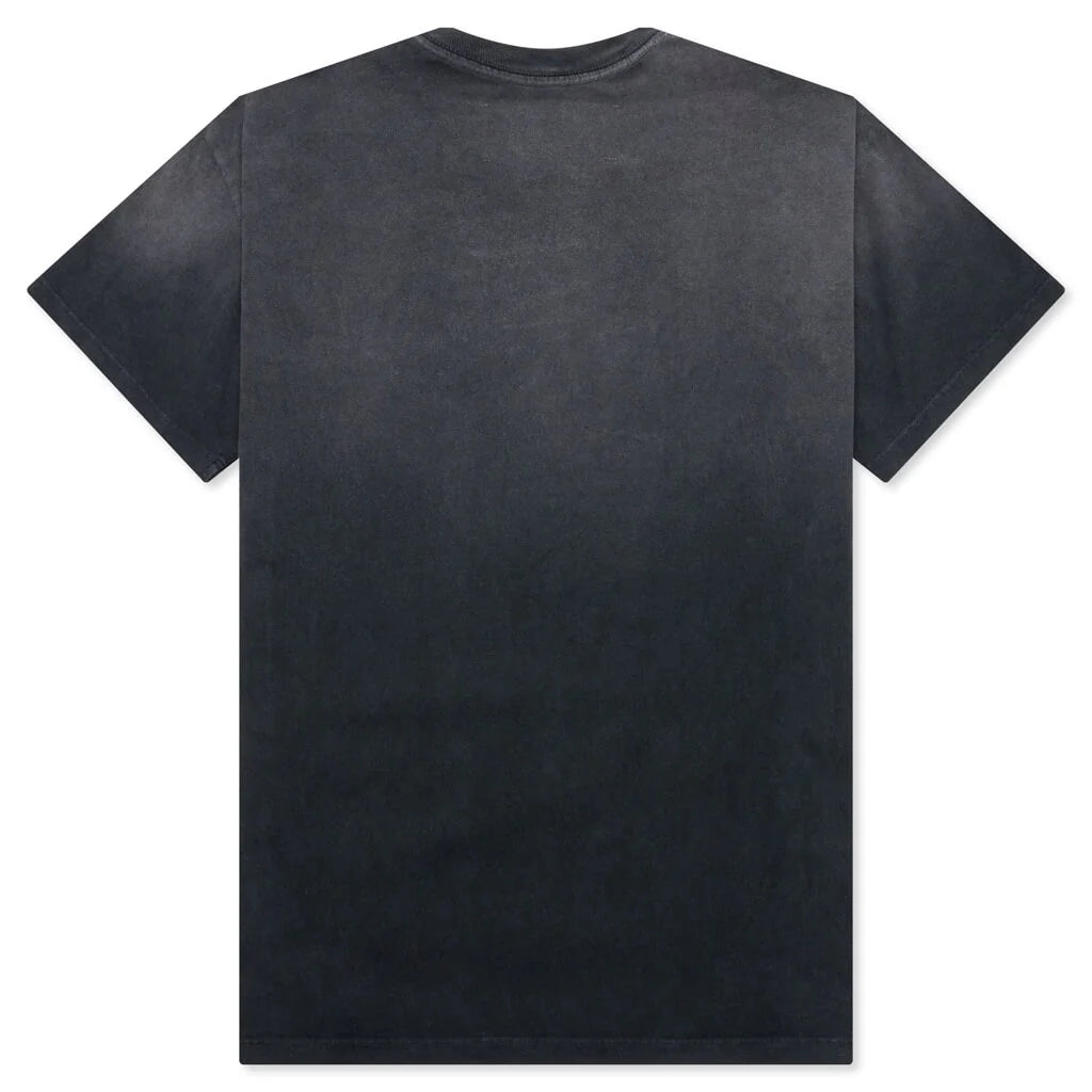 Burning Landscape Tee Washed Black