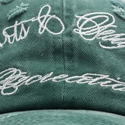 Art Design Recreation Cap Washed Green