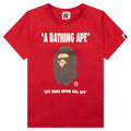 Kids Ape Head Tee Red