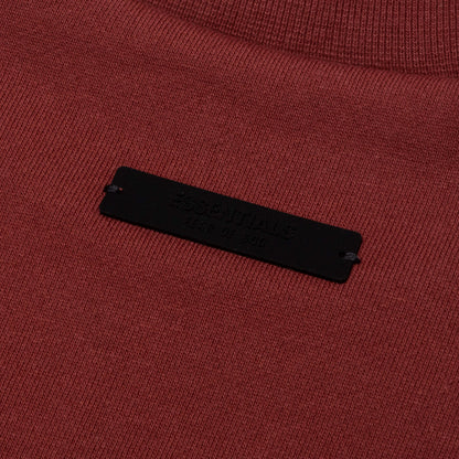 Kids Fleece Crewneck Crimson